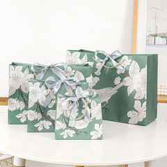 Ancient Style Gift Bag Classical Flower Bird Tote Bag Cheongsam Clothes Costume
