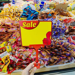Rotatable Shelf Clip Label Fixing Clip for Supermarket Retail Store Display