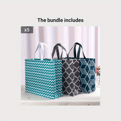 6 Pack Gift Bags Non-woven Tote With Handles