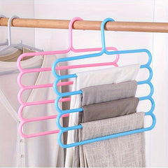 5 Layer Non-slip Clothes Hangers Pants Storage Rack