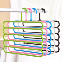 5 Layer Non-slip Clothes Hangers Pants Storage Rack