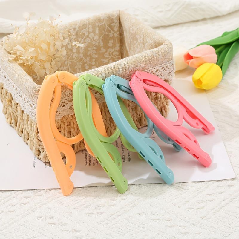 Foldable Travel Hangers Non Slip Lightweight Portable Folding Hanger