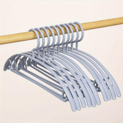 5pcs Non-slip Clothes Hangers Thickened Plastic Clothing Hanging Racks