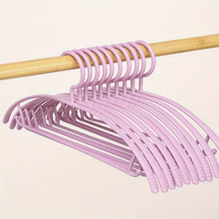 5pcs Non-slip Clothes Hangers Thickened Plastic Clothing Hanging Racks