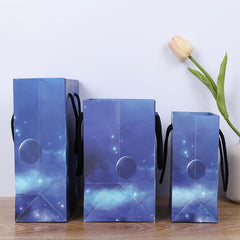 10pcs Star Cloud Portable Gift Bags Packaging Globe Paper Bag