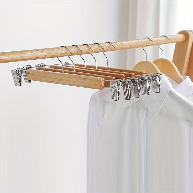 High Solid Wood Trouser Rack Adult Trouser Clip