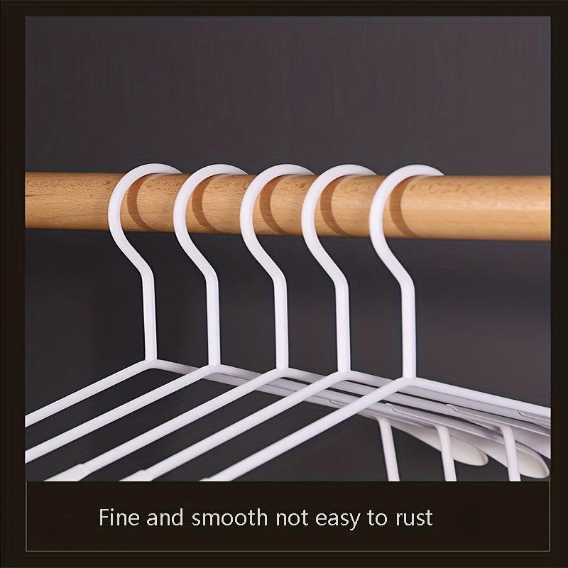 Iron Wood Clothes Hanger Metal Pants Hanging Iron Art Wide Shoulder