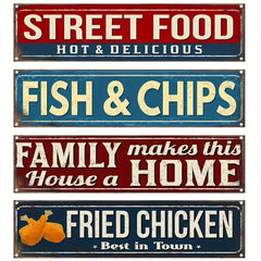 Metal Aluminum Sign Home Wall Street Outdoor Waterproof Dustproof
