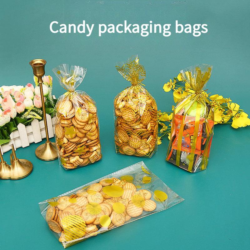 25pcs Candy Packaging Bag Birthday Party Gift Bag OPP Baking Biscuit