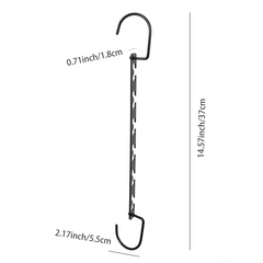 2pcs Metal Hanger Closet Organizer