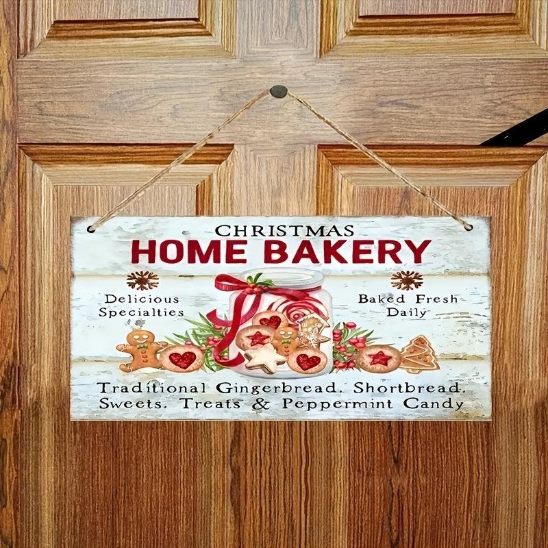 Christmas Wooden Wall Hanging Art Decoration