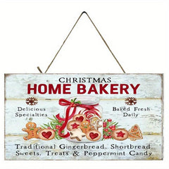 Christmas Wooden Wall Hanging Art Decoration