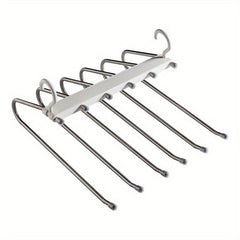 Stainless Steel Trouser Rack Non-slip Hanger Folding Clothing