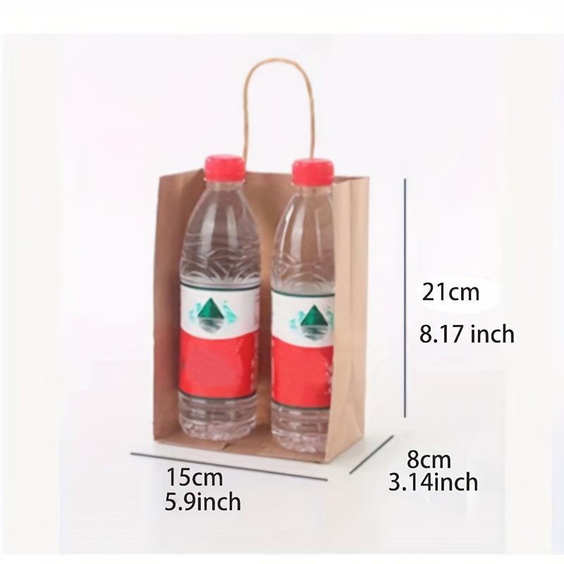 10pcs Buff Paper Bags 15.8x5.9x17in Shopping Bag Gift Bag Retail Bag