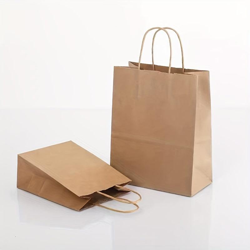 10pcs Buff Paper Bags 15.8x5.9x17in Shopping Bag Gift Bag Retail Bag
