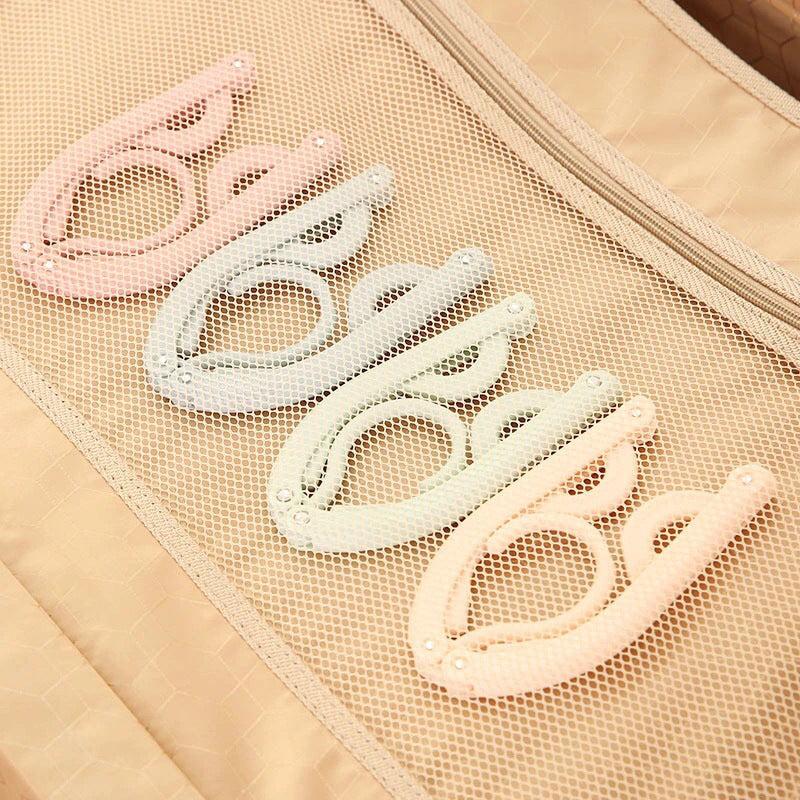 6pcs Foldable Hanger Portable Travel Retractable Outdoor Hanger