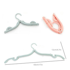6pcs Foldable Hanger Portable Travel Retractable Outdoor Hanger