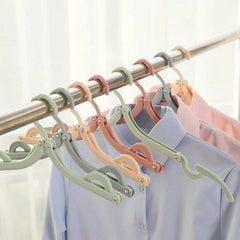 6pcs Foldable Hanger Portable Travel Retractable Outdoor Hanger