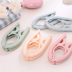 6pcs Foldable Hanger Portable Travel Retractable Outdoor Hanger