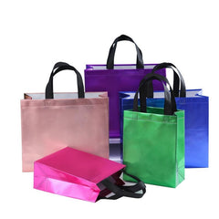 15pcs Colored Christmas Gift Bags for Commercial Use