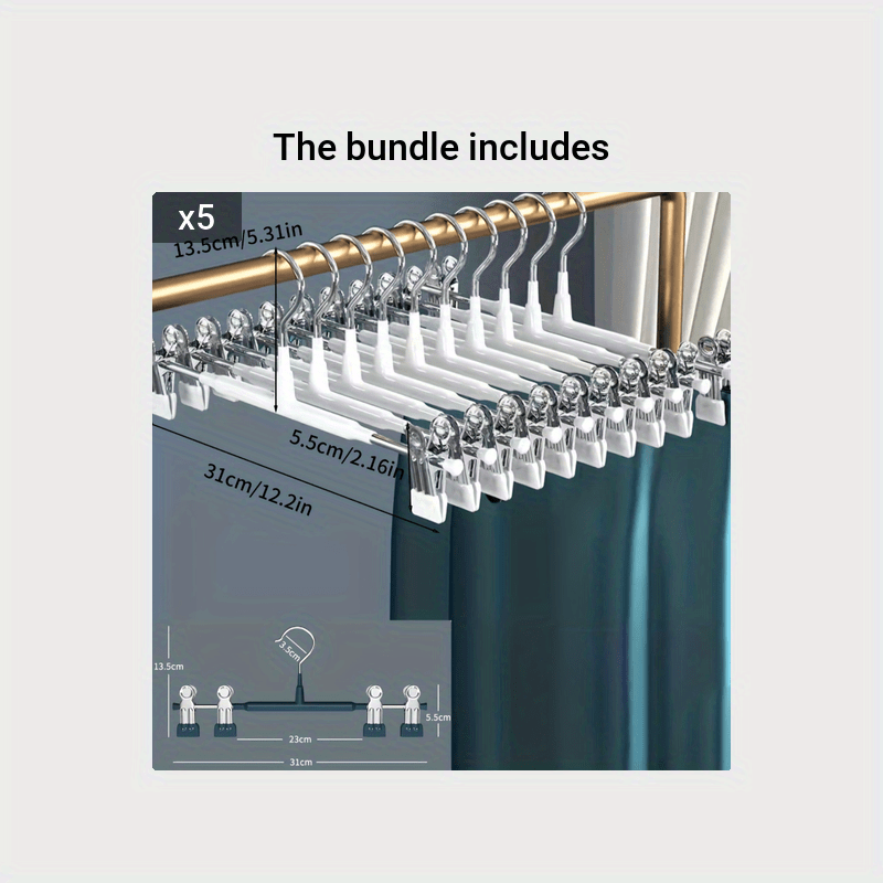 Heavy Duty Anti Slip Coat Rack Home Organizer for Bathroom Bedroom Wardrobe