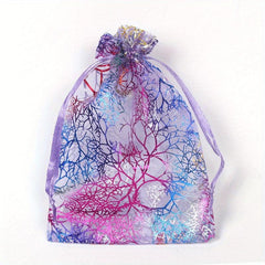 50pcs Organza Drawstring Bags For Jewelry Party Festive Cosmetics Candy