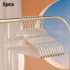 Golden Powder Crystal Acrylic Clothes Rack - Pack of 5