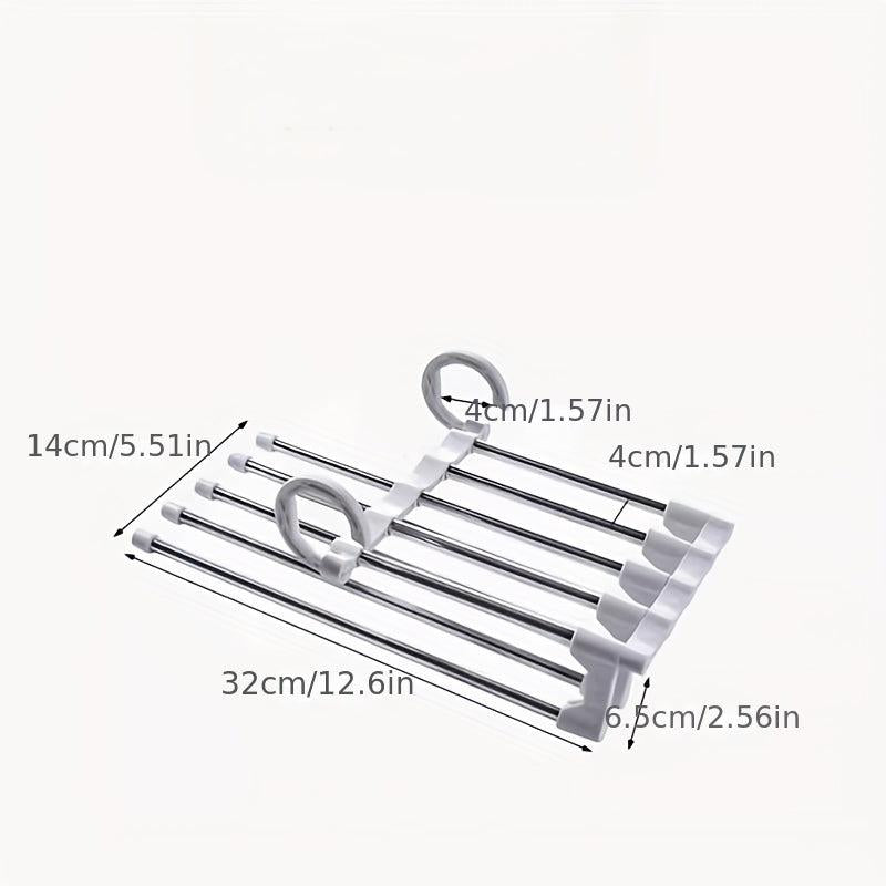 5 in 1 Magic Trouser Rack Hanger - Closet Space Saver