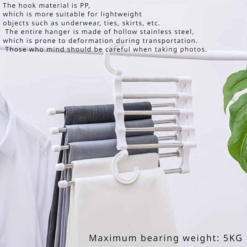 5 in 1 Magic Trouser Rack Hanger - Closet Space Saver
