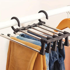 5 in 1 Magic Trouser Rack Hanger - Closet Space Saver