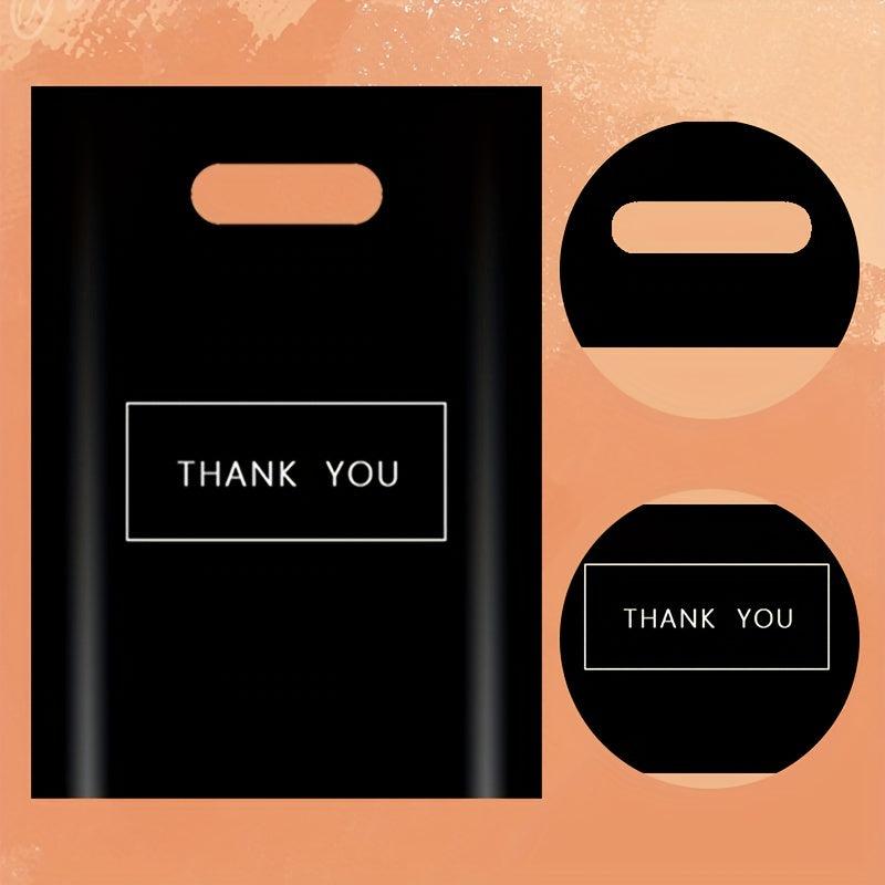 100pcs Thank You Merchandise Bags Retail Shopping Bags