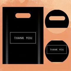 100pcs Thank You Merchandise Bags Retail Shopping Bags