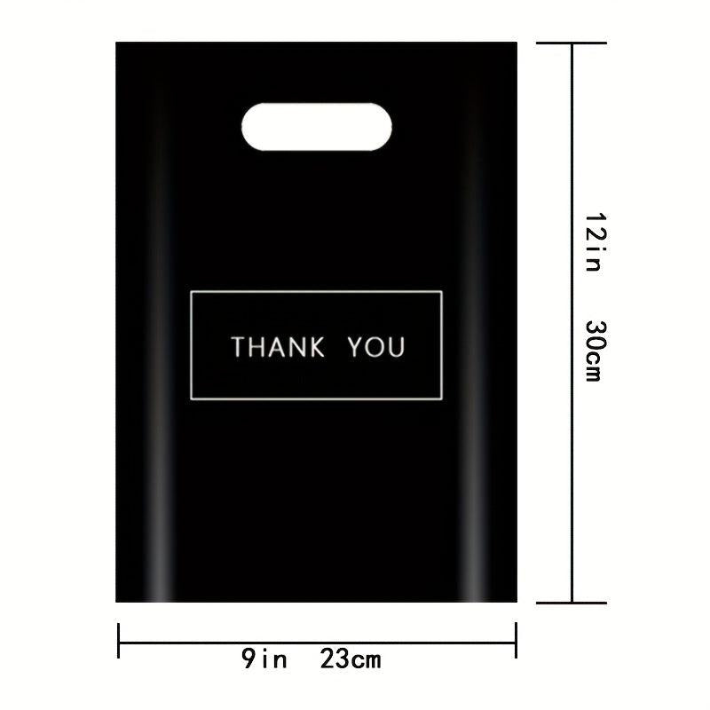 100pcs Thank You Merchandise Bags Retail Shopping Bags