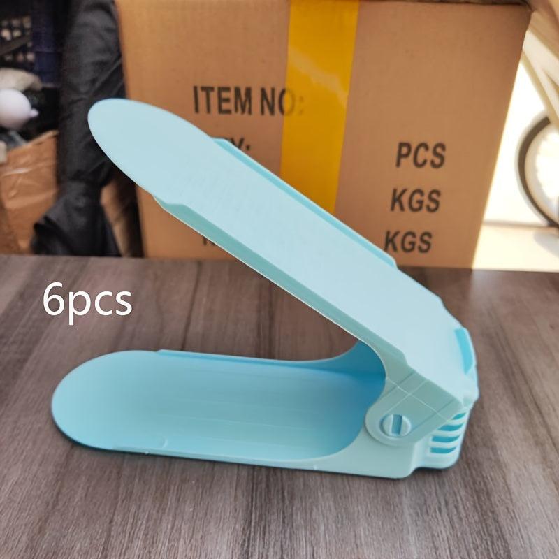Adjustable Double Layer Shoe Rack Space Saving Organizer