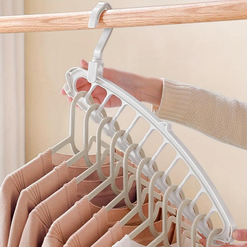 Functional Hole Travel Hanger Drying Rack