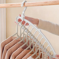 Functional Hole Travel Hanger Drying Rack