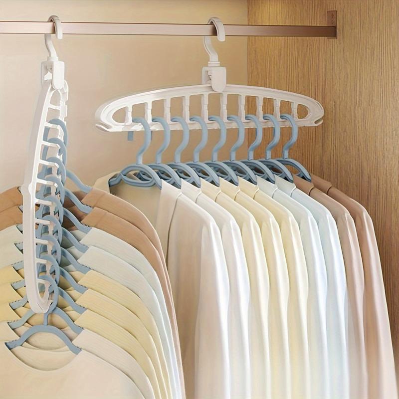 Functional Hole Travel Hanger Drying Rack