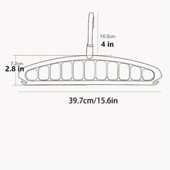 Functional Hole Travel Hanger Drying Rack