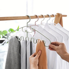 10pcs Wave Lingerie Hanging Rack Underwear Storage Coat Hanger