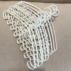 10pcs Wave Lingerie Hanging Rack Underwear Storage Coat Hanger