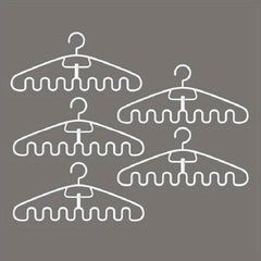 10pcs Wave Lingerie Hanging Rack Underwear Storage Coat Hanger