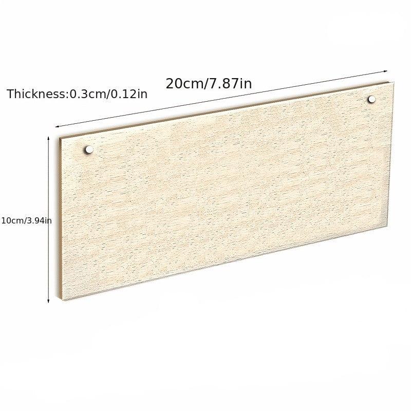 Wooden Kitchen Rule Wall Decorative Pendant Home Decoration
