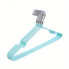 5pcs Metal Anti-Skid Hanger with Belt Groove for Clothing Store