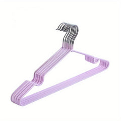 5pcs Metal Anti-Skid Hanger with Belt Groove for Clothing Store