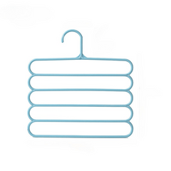 2pcs 5 Layer Pants Hanger Multifunctional Rack Scarf Storage