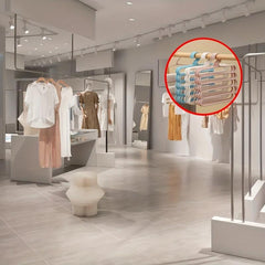 2pcs 5 Layer Pants Hanger Multifunctional Rack Scarf Storage