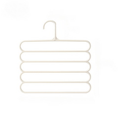 2pcs 5 Layer Pants Hanger Multifunctional Rack Scarf Storage