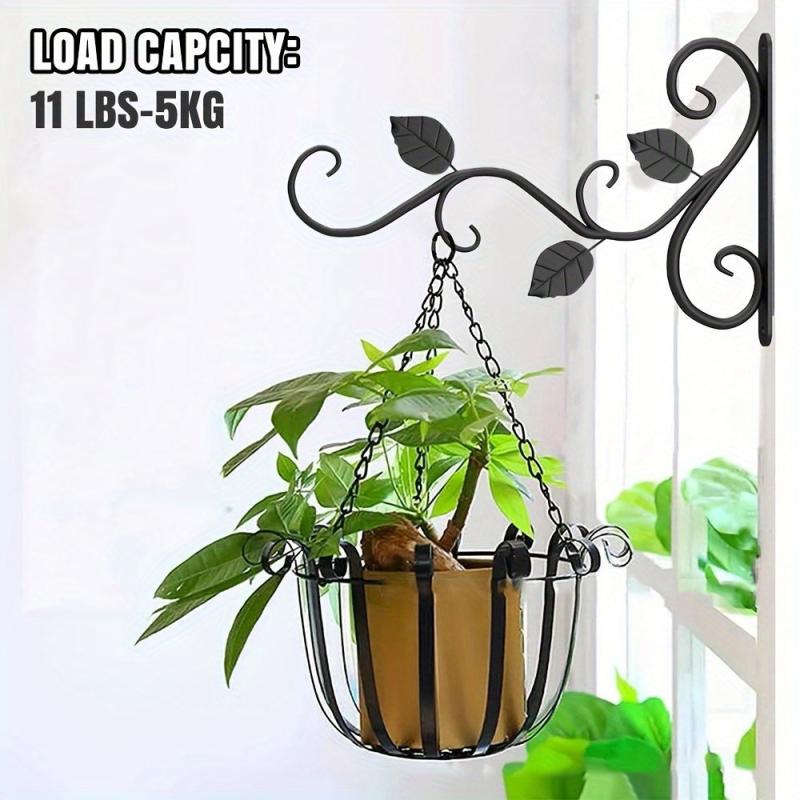 2pcs Hanging Plant Bracket Wall Hook 30 48 Cm Plant Hangers Indoor Outdoor Plant