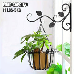 2pcs Hanging Plant Bracket Wall Hook 30 48 Cm Plant Hangers Indoor Outdoor Plant