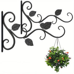 2pcs Hanging Plant Bracket Wall Hook 30 48 Cm Plant Hangers Indoor Outdoor Plant